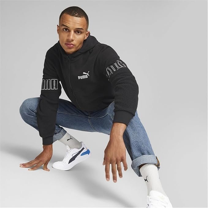 Puma Polyester Men Hooded Neck Jacket