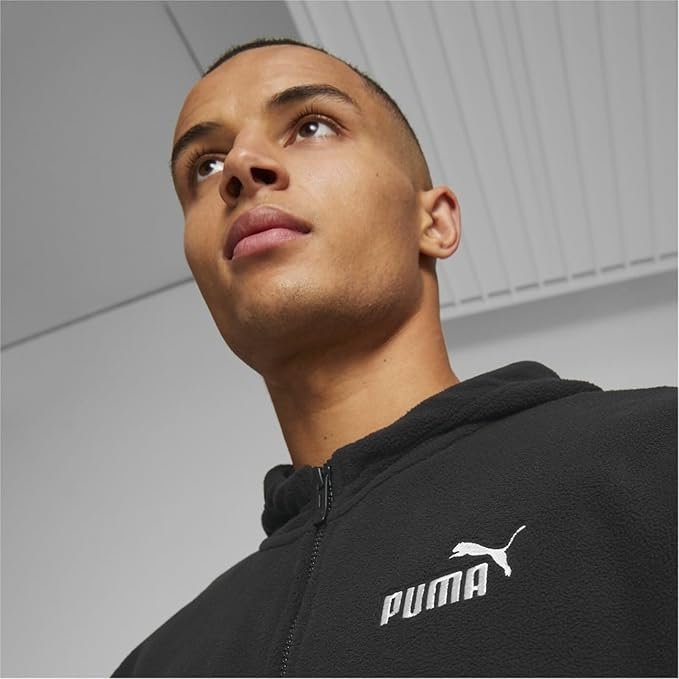 Puma Polyester Men Hooded Neck Jacket
