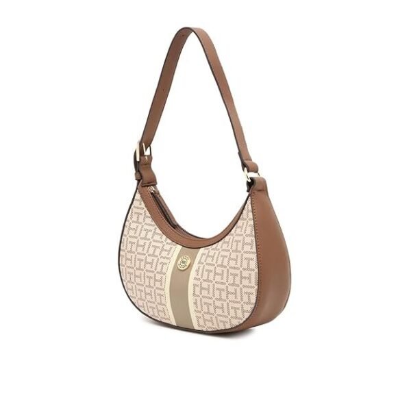 Tommy Hilfiger Womens Beige Color Handbag