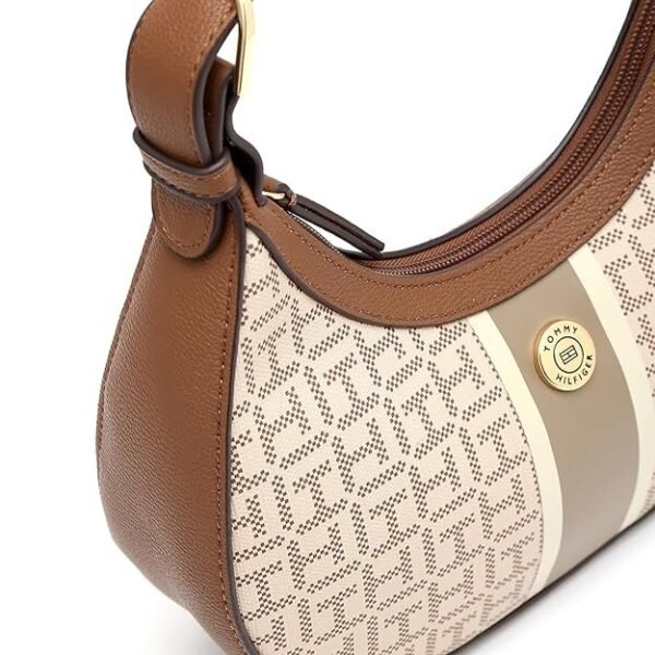 Tommy Hilfiger Womens Beige Color Handbag