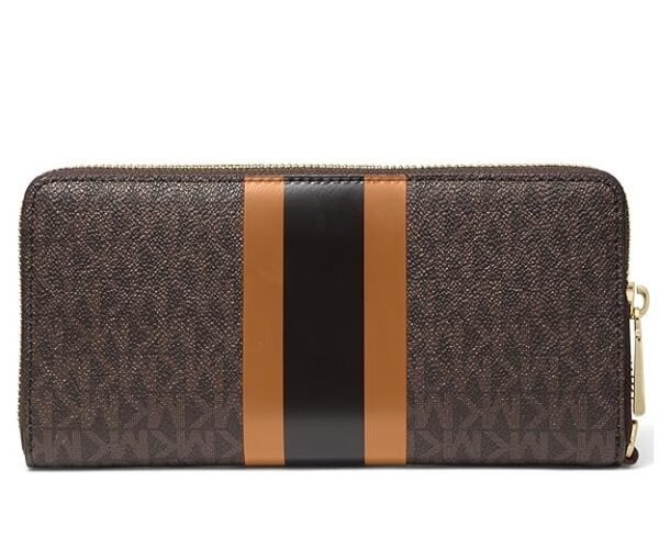 Michael Kors Womens Jet Set Travel Continental Brown/Acorn One Size Wallet