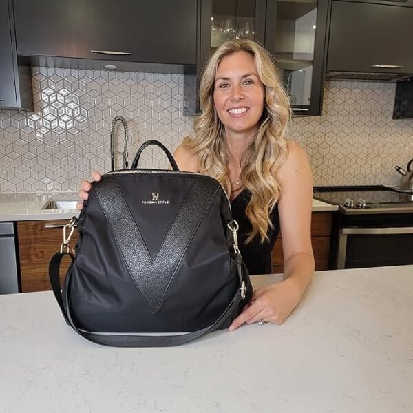 V-Style Convertible Backpack Purse