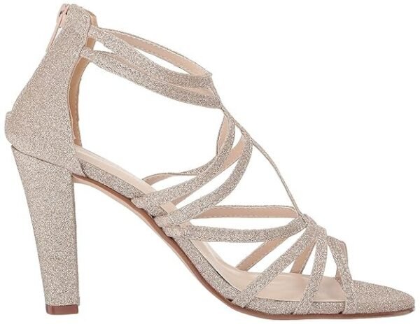 Touch Ups Women's Rhyan Heeled Sandal, Champagne, 10 M US